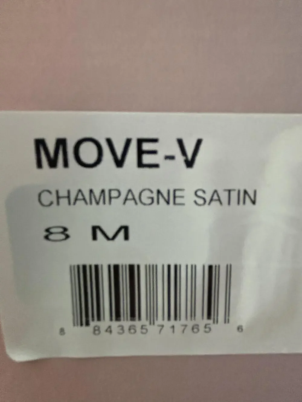 Lisa Vicky Shoes Womens Size 8 Medium Champagne Satin Move-V Slip On Flats Mules